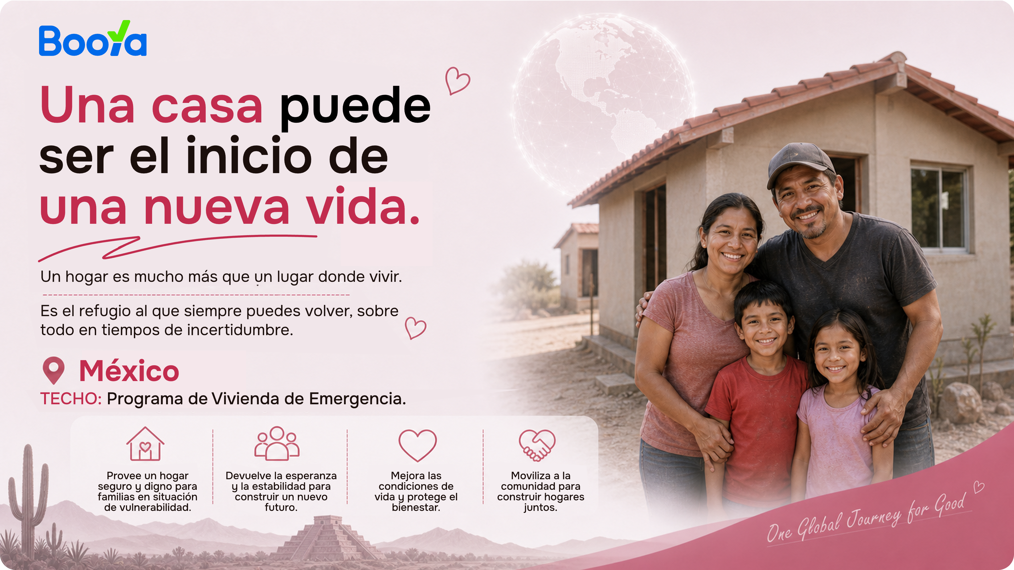 Una casa puede ser el inicio de una nueva vida